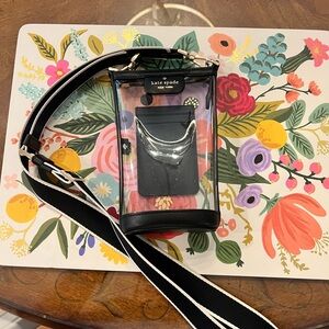 Clear Kate Spade Cross Body Cell Phone Purse